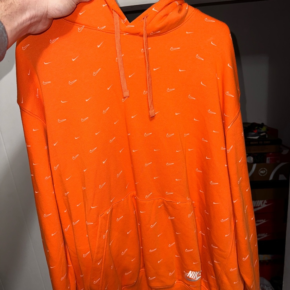 Nike All Over Print Hoodie Men’s Size XXL (Blaze Orange)